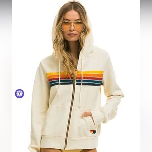 Aviator Nation 5 Stripe Hoodie